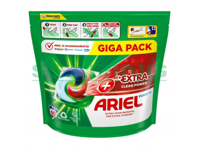 Veļas mazgāšanas kapsulas ARIEL EXTRA CLEAN